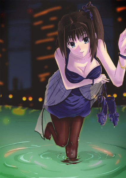 青崎青子 Typemoonfes打ち上げ帰りの公園 オメガちゃんぷる さんのイラスト ニコニコ静画 イラスト