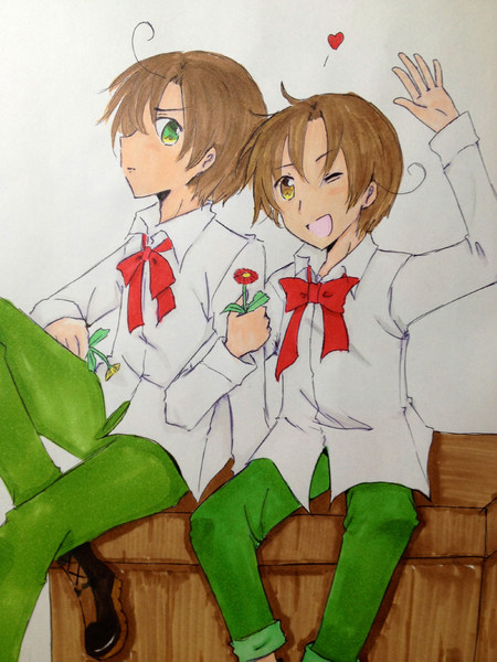 イタリア誕生日おめでとー はろん さんのイラスト ニコニコ静画 イラスト