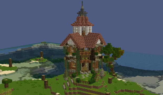 Minecraft 湿地に家建ててく ぺぎ さんのイラスト ニコニコ静画 イラスト