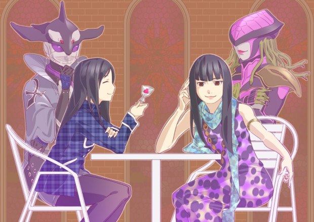 メズール様とメデューサ様 Kishimori さんのイラスト ニコニコ静画 イラスト