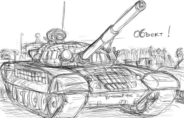 T-72の楽描き