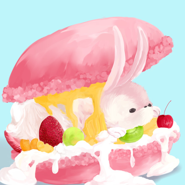 マカロンケーキ ミ漆 ﾟdﾟ彡 しゅぅ さんのイラスト ニコニコ静画 イラスト