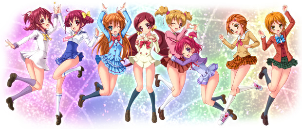 歴代プリキュアの制服 しましま鮭 さんのイラスト ニコニコ静画 イラスト