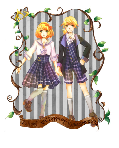 リンレン制服っぽく らいち さんのイラスト ニコニコ静画 イラスト