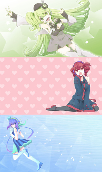 Mac音ナナさん 重音テトさん 蒼姫ラピスちゃん詰め合わせ Seri さんのイラスト ニコニコ静画 イラスト