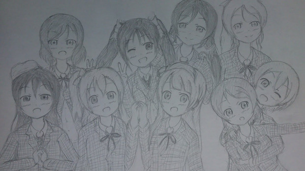 落書き M S描いてみた ラブライブ ケロロ軍曹00 さんのイラスト ニコニコ静画 イラスト