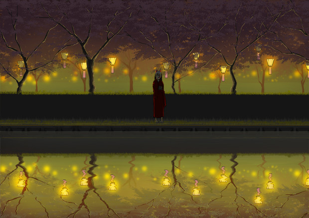 夜桜幻想譚 水無月 さんのイラスト ニコニコ静画 イラスト
