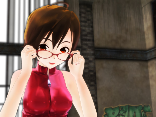 Mmd 眼鏡を外す仕草に Cz0075 さんのイラスト ニコニコ静画 イラスト