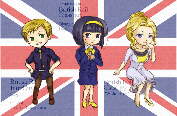 イギリス３人娘 すらくす さんのイラスト ニコニコ静画 イラスト