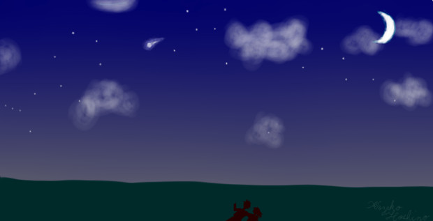 落書き ふたご座の流れ星 星野 かぜこ さんのイラスト ニコニコ静画 イラスト
