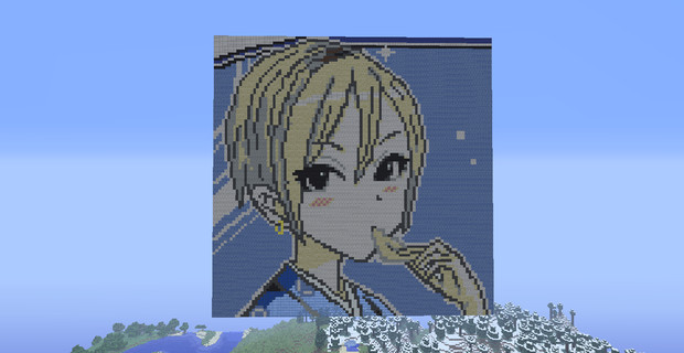 Minecraft 塩見周子のドット絵 モバマス ばねっさ さんのイラスト ニコニコ静画 イラスト
