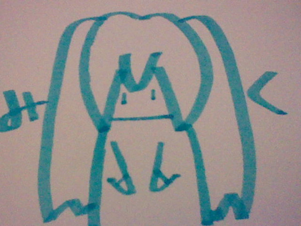 誰でも描ける 初音ミク ぷりん さんのイラスト ニコニコ静画 イラスト