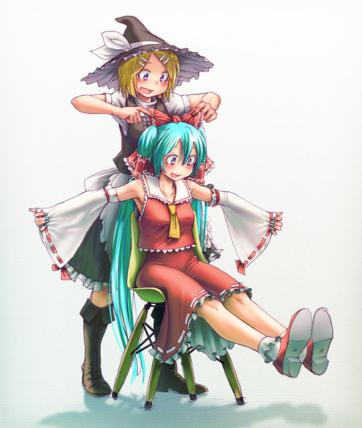 Rtされたらレイ されているミクを描きます をかだ さんのイラスト ニコニコ静画 イラスト