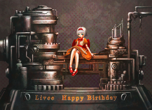 リヴィー 誕生日おめでとう Rapt さんのイラスト ニコニコ静画 イラスト