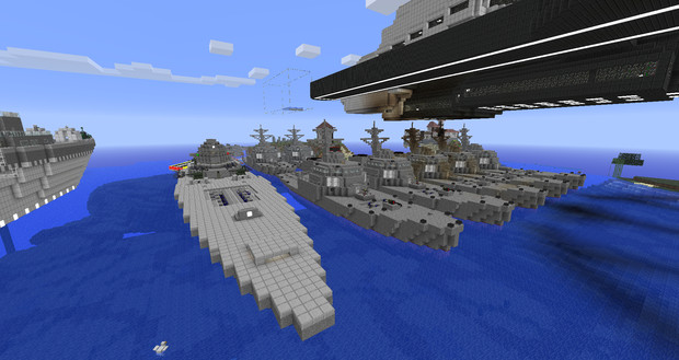 Minecraft Mod駆使した結果 こんな護衛艦が ろむ 迷走軍 さんのイラスト ニコニコ静画 イラスト