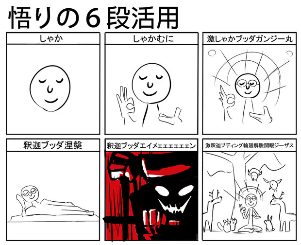 悟りの６段活用 松 A ｔｙｐｅｃｏｒｐ さんのイラスト ニコニコ静画 イラスト