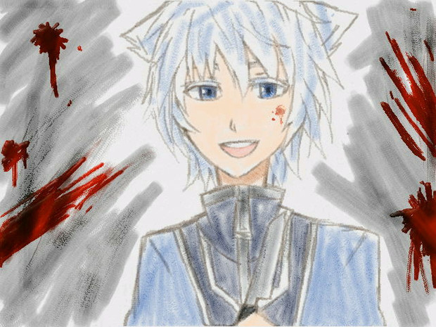オリキャラ 白月 男版 ニコニコ静画 イラスト