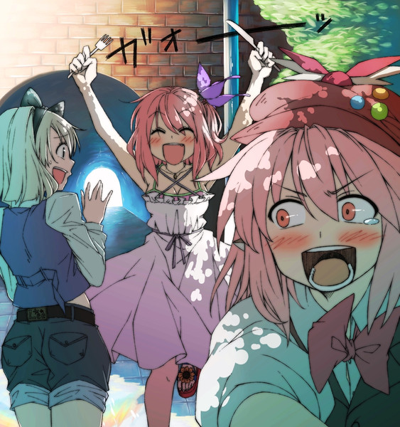 下界で女子会 みづきいちご さんのイラスト ニコニコ静画 イラスト