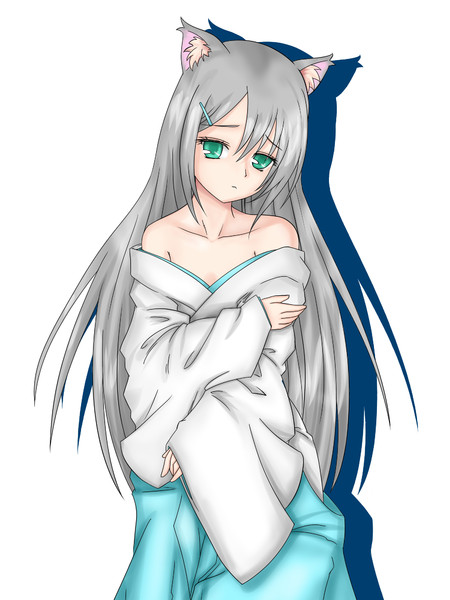 服がはだけて鎖骨が見える Kreiskreuz さんのイラスト ニコニコ静画 イラスト