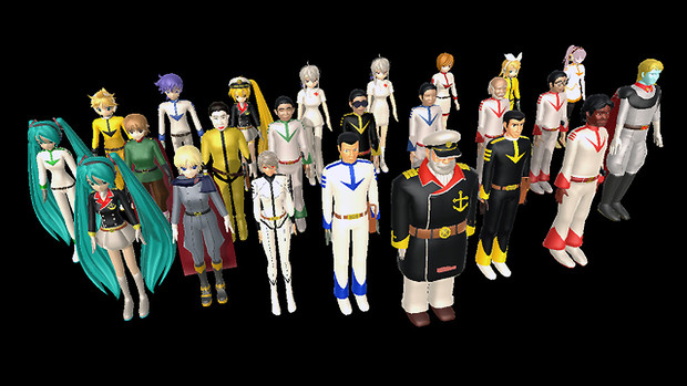 Mmd ヤマトキャラクターモデル くさや おっほいp さんのイラスト ニコニコ静画 イラスト