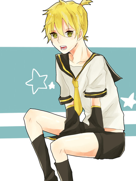 鏡音レンの太もも おみそ さんのイラスト ニコニコ静画 イラスト