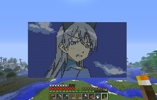 Minecraft エイラ ドット絵 霧島 赤 さんのイラスト ニコニコ静画 イラスト