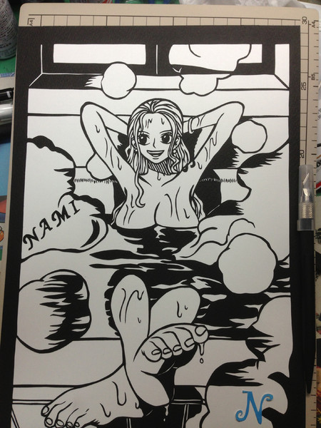 切り絵 ナミ ねこまじん さんのイラスト ニコニコ静画 イラスト