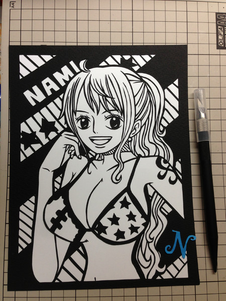 切り絵 ナミ ねこまじん さんのイラスト ニコニコ静画 イラスト