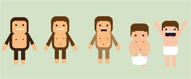 人類の進化の過程を考えてみる べるべるたん さんのイラスト ニコニコ静画 イラスト
