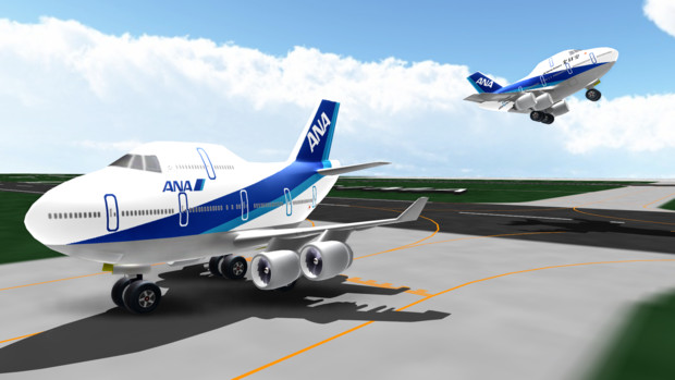 かつての面影　～ANA B747mini リペイント その2～