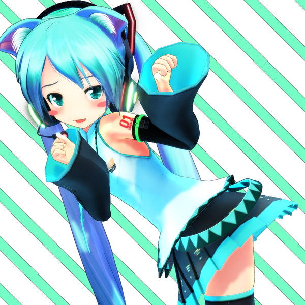 ちょっと猫のポーズしてみて にゃーって ほらほら しょうがないにゃぁ ここまで独り言 ぐも さんのイラスト ニコニコ静画 イラスト