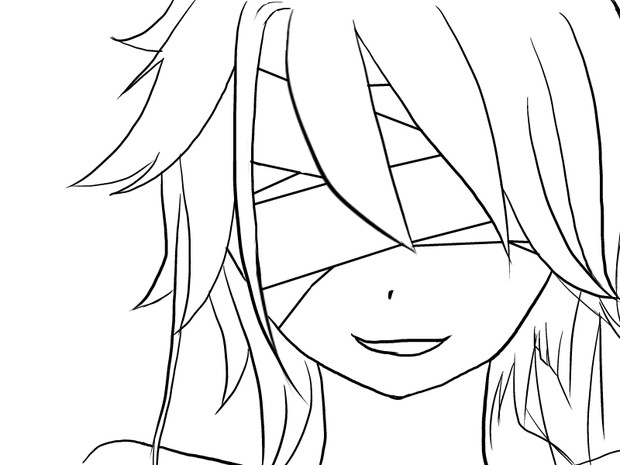 包帯系女子 線画 はみはみどやっさん さんのイラスト ニコニコ静画 イラスト