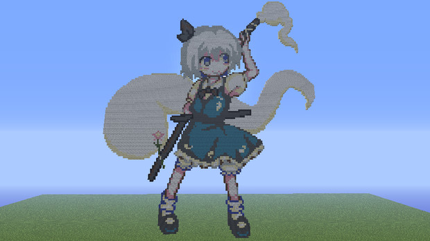 【Minecraft】妖夢　ドット絵