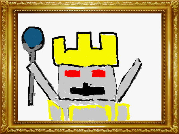 【minecraft】黄昏の森の敵mobの一匹を描いてみた。城の魔神(笑)