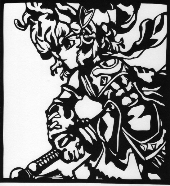 切り絵 聖剣lom Eフェンリル さんのイラスト ニコニコ静画 イラスト