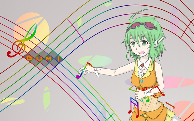 音符は輪郭 メロディは色 かげろうさん さんのイラスト ニコニコ静画 イラスト