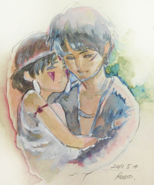 アシタカとサン や ま ぽ さんのイラスト ニコニコ静画 イラスト