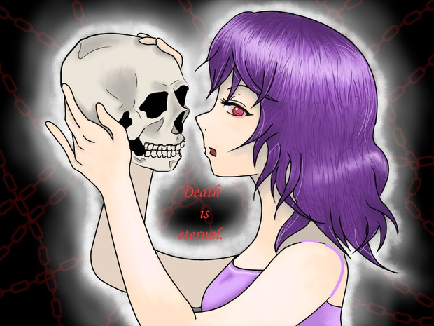 ドクロと少女 月虹蝶 さんのイラスト ニコニコ静画 イラスト