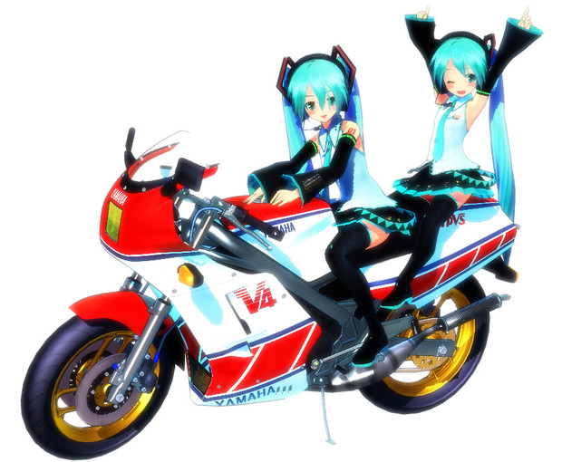 【MMD- OMF3】MMD用モデルデータ RZV500R