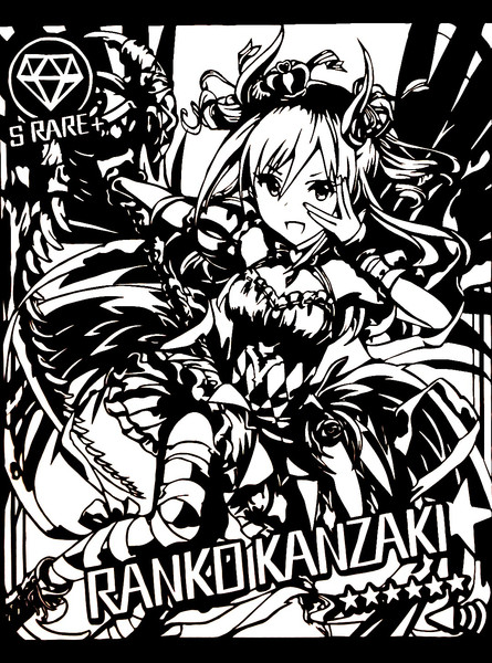 切り絵で覚醒魔王 神崎蘭子 トルク さんのイラスト ニコニコ静画 イラスト