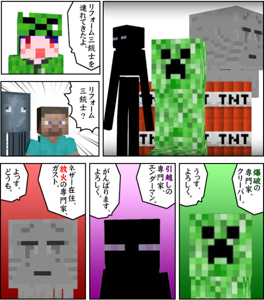 Minecraft Nicosub静画