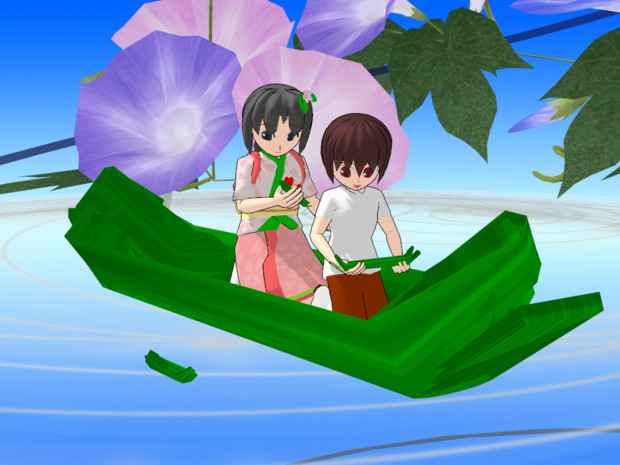 Mmd Omf3 笹舟 アクセサリ配布 志賀内サクシャ さんのイラスト ニコニコ静画 イラスト