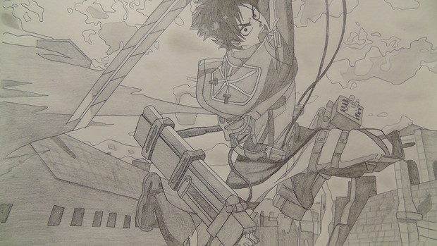 シャーペン よくもトーマスを 絶対に逃がさない 進撃の巨人 Animesekai1984 さんのイラスト ニコニコ静画 イラスト