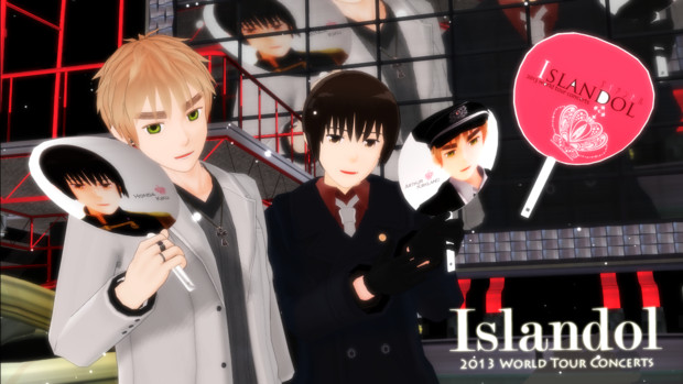 アイランドル公式っぽい応援うちわを作ってみた Ayaka さんのイラスト ニコニコ静画 イラスト