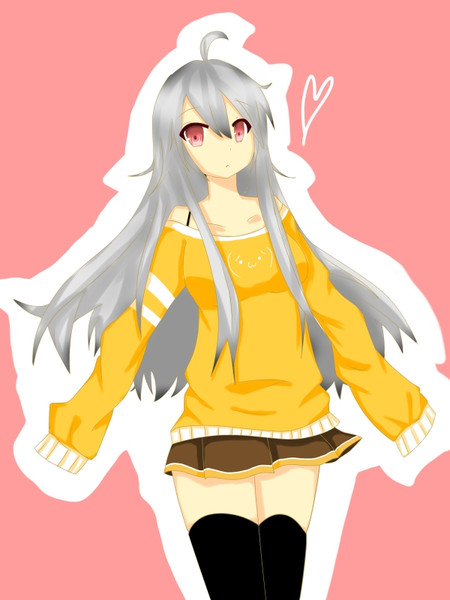 白髪 赤目 しも さんのイラスト ニコニコ静画 イラスト