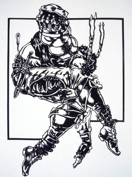 切り絵 ジョナサン ジョースター ジョジョ ぶち1 さんのイラスト ニコニコ静画 イラスト