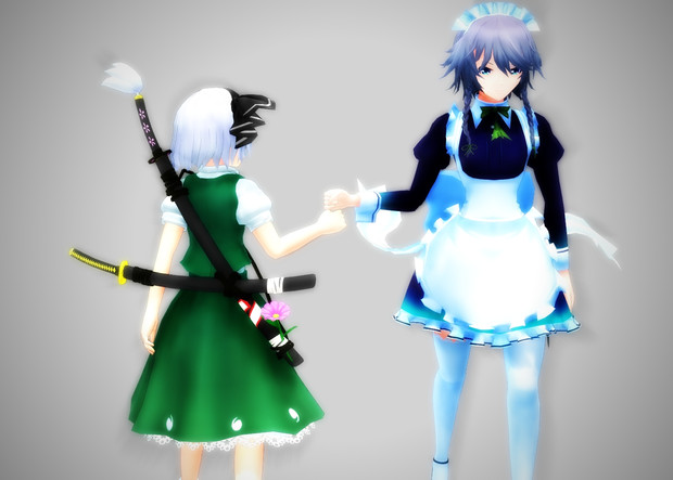 【東方MMD】バトンタッチ