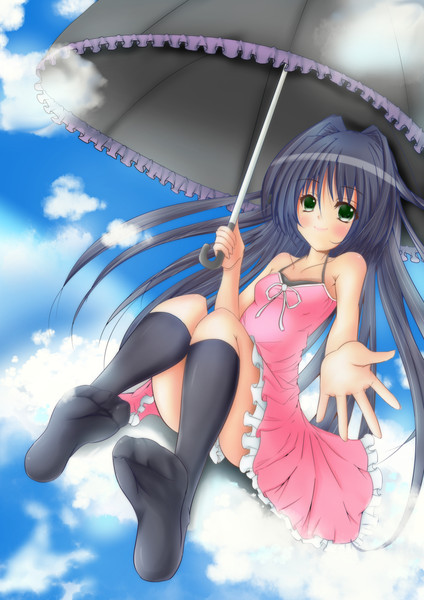 おにゃのこがお空に 柊むぅ 闇医者 さんのイラスト ニコニコ静画 イラスト