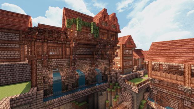 Minecraft 山沿いに村を作ってる途中 ニコニコ静画 イラスト