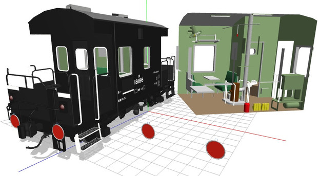バージョンアップ ヨ８０００車掌車 臨急 さんのイラスト ニコニコ静画 イラスト